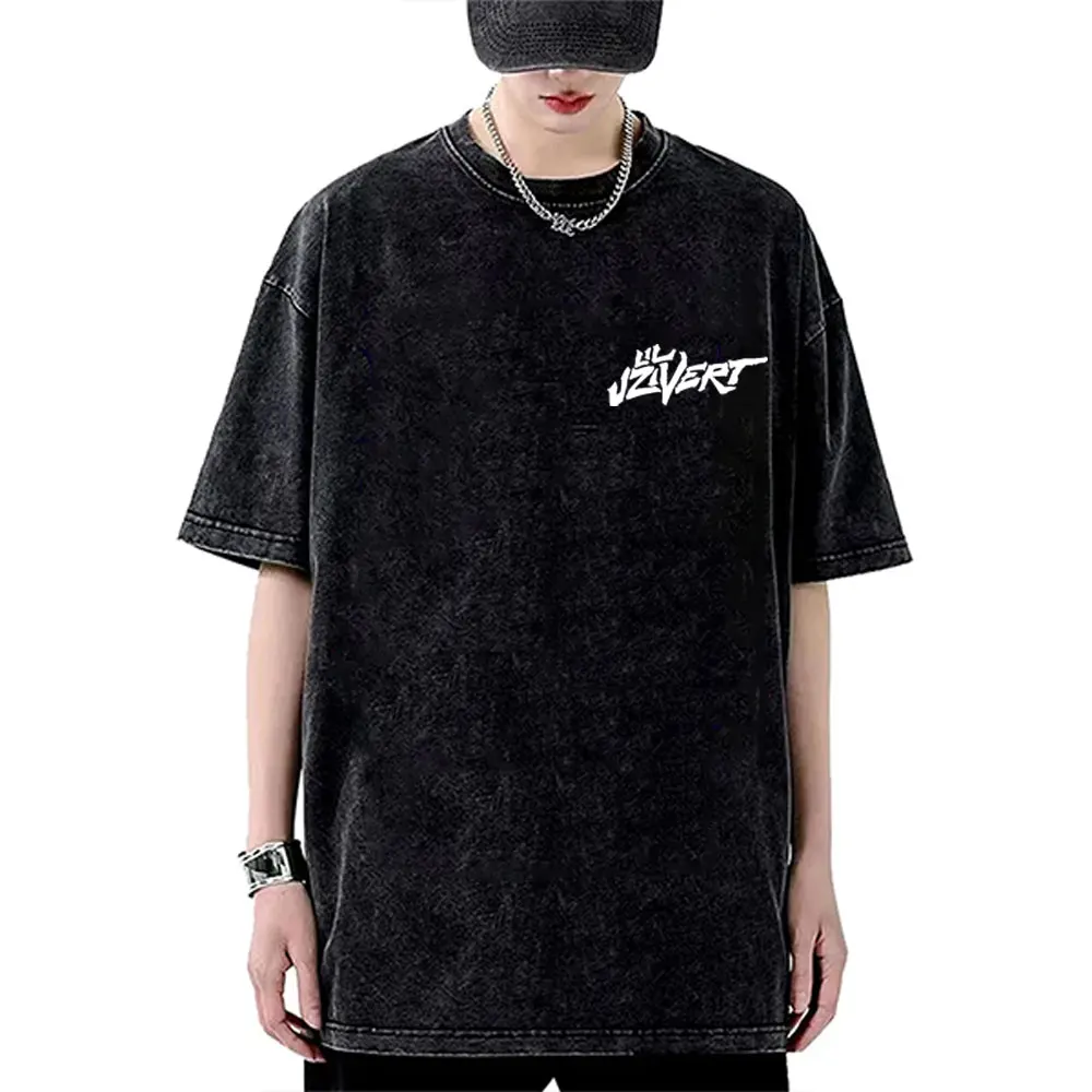 

Rapper Rapper Lil Uzi Vert Eternal Atake Album Vintage Washed T Shirts Men Women Hip Hop Oversized Streetwear Fashion T-shirts