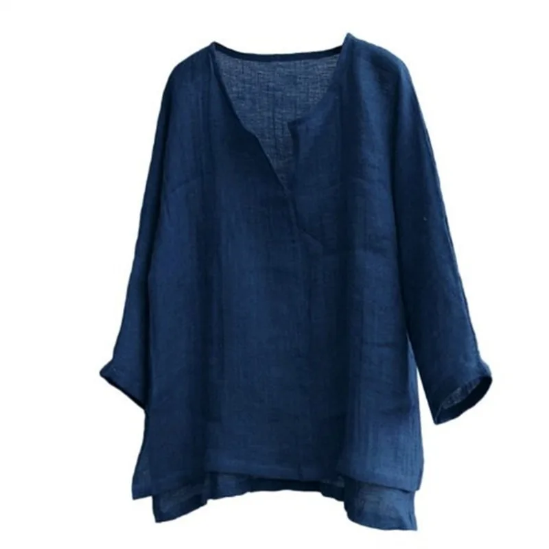 2024 New Spring/Summer Leisure Versatile Trendy Loose Linen Cotton Soft T-shirt Shirts Mens Shirts