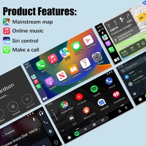 Drahtlose Schnittstelle Android Auto Audi A3 A4 A5 A6 A6 A8 Q2 Q3 Q7 mit MirrorLink AirPlay Carplay -Kamera -Funktionen 9 Hauptverkäufe Multimidia Q3 - №6