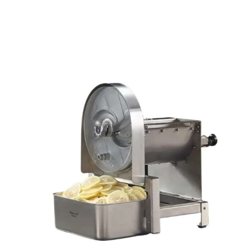 Commercial electric fruit and vegetable potato slicer lotus root garlic slice milk tea shop