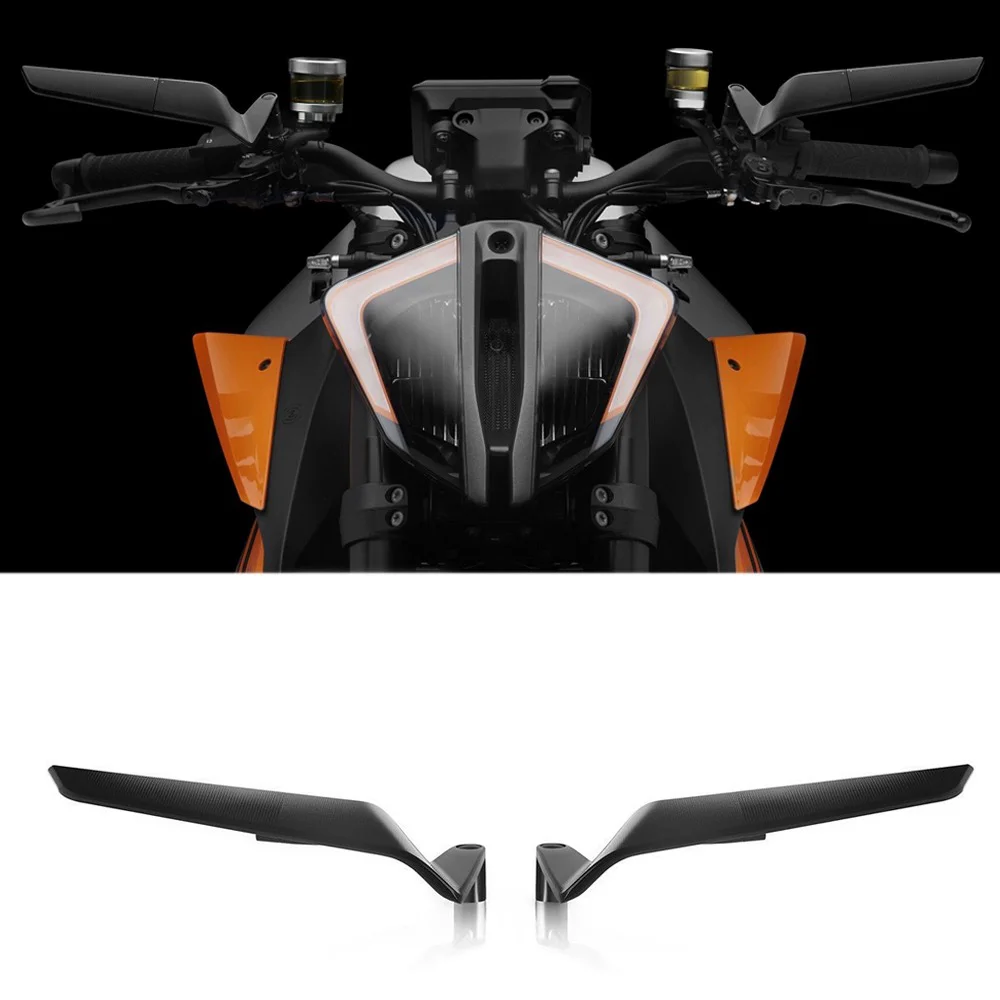 New Motorcycle Fixed Wind Wing Universal Mirrors Adjustable Rotating Rearview Mirror Sports Side Mirror for Yamaha Honda Suzuki