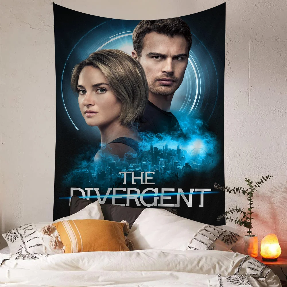 Divergent Movie Classic Cartoon Tapestry Wall Hanging Decoration Household Home Decor