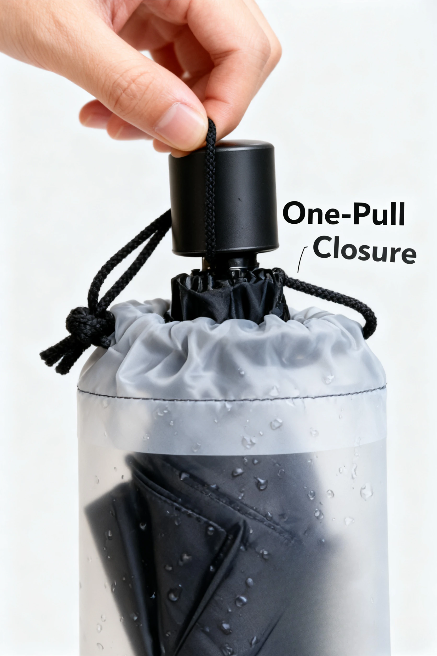 

1/3/5pcs Transparent Waterproof Umbrella Storage Bag Portable Reusable Drawstring Bag Home Storage Organizer Umbrella Accessorie