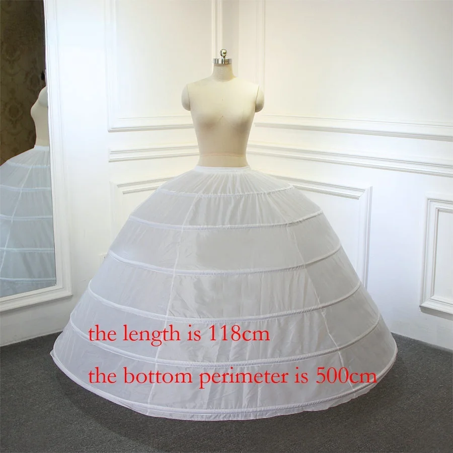 Big 6 Hoop Petticoat for Ball Gown Wedding Dress The Length Around 120cm