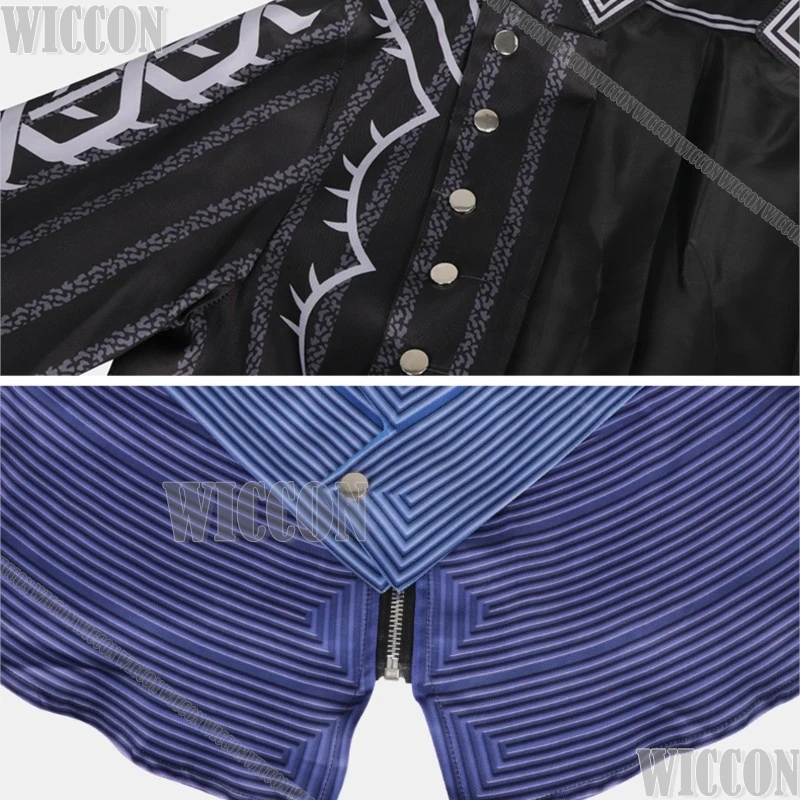DMC5 Devil Hunter May Cry Vergil Cosplay Costume Nelo Angelo Trench Halloween Game Anime Uniforms Halloween Carnival Comic Con