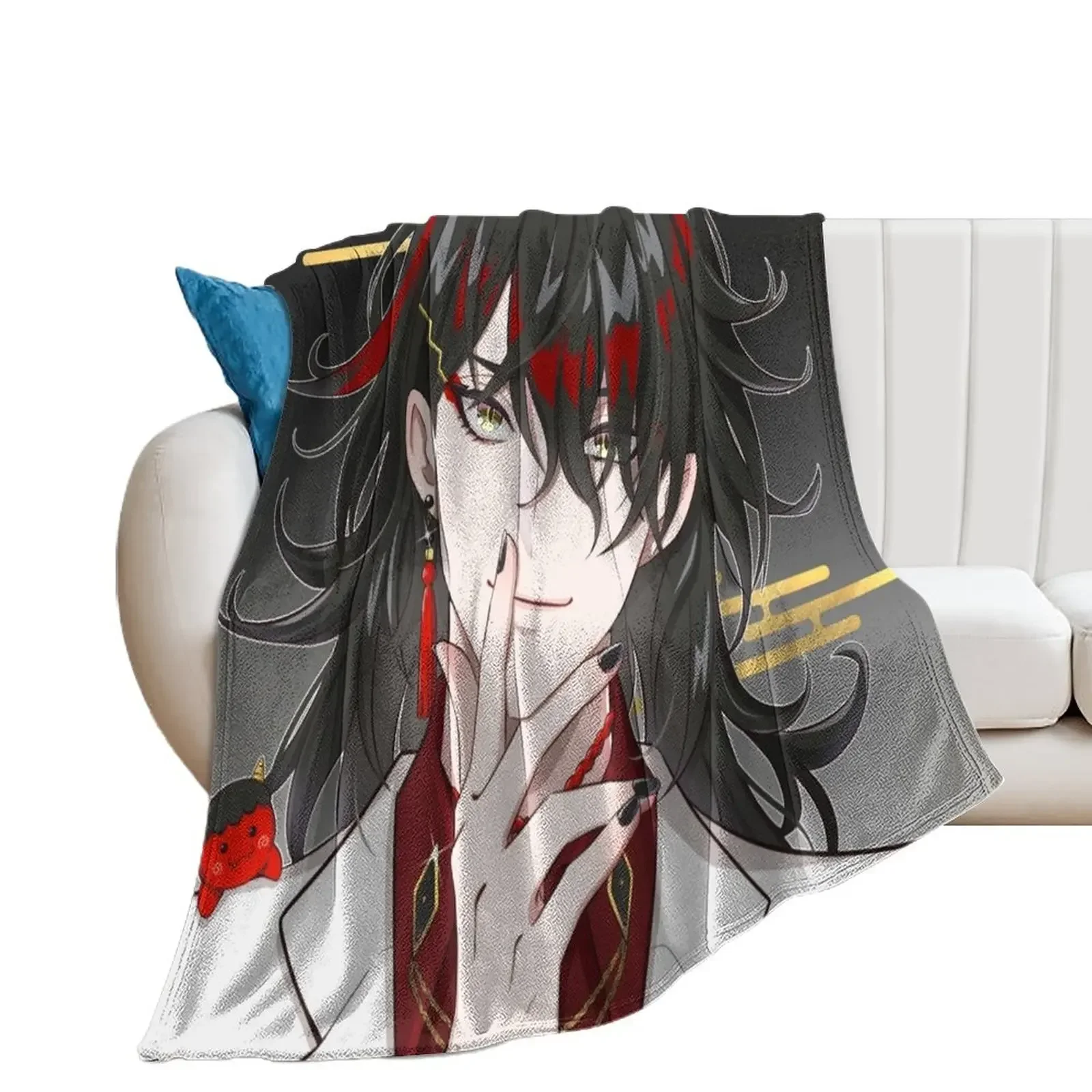 

Nijisanji - Vox Akuma Throw Blanket Luxury Thicken Sofa Blankets