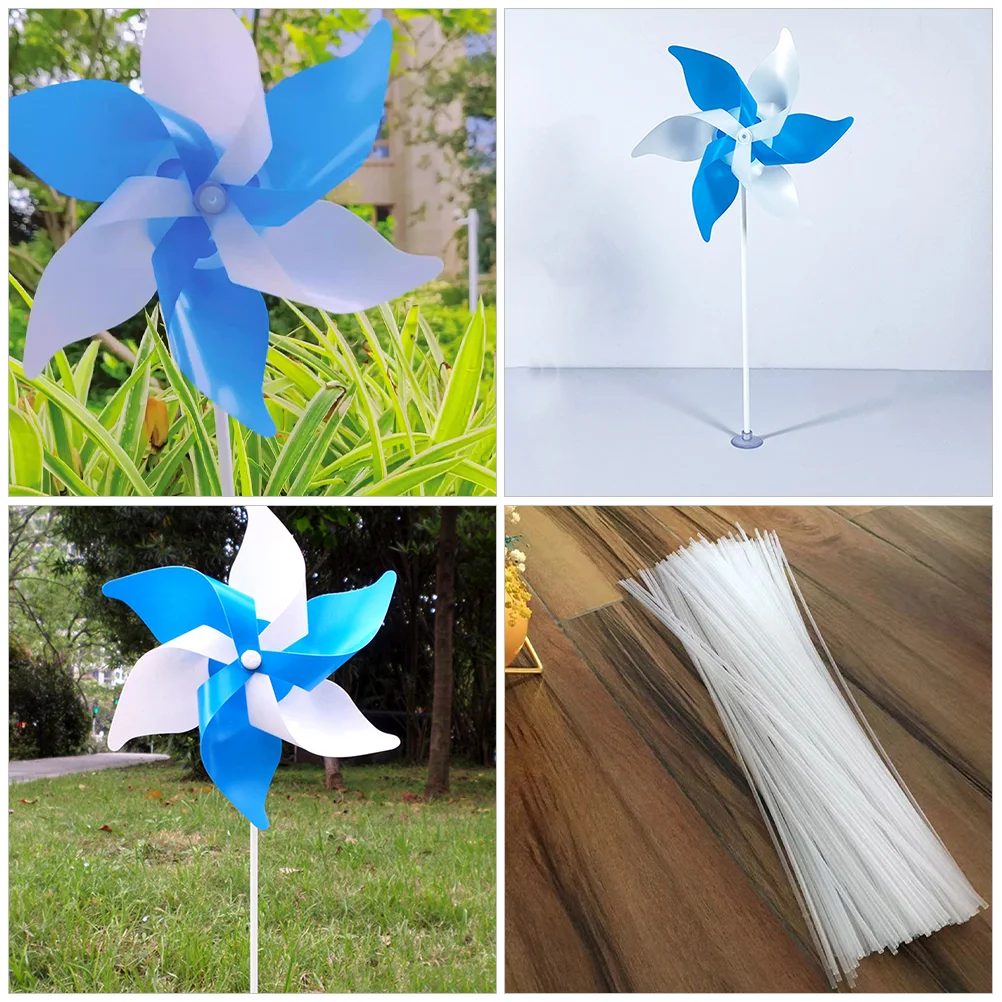 Outdoor Party Favors Kids Classroom Desktop Windmill Suction Cup Colorful Pinwheel Ornaments Plastic Pinwheel Decors