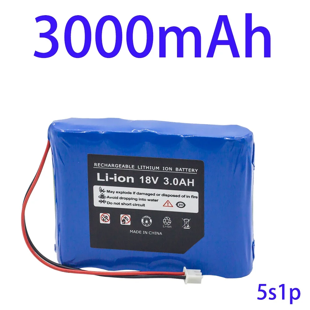 Large capacity 5S1P 18V 3000mAh 18650 lithium battery,For outdoor speaker, car toy, LED light, CE protection board