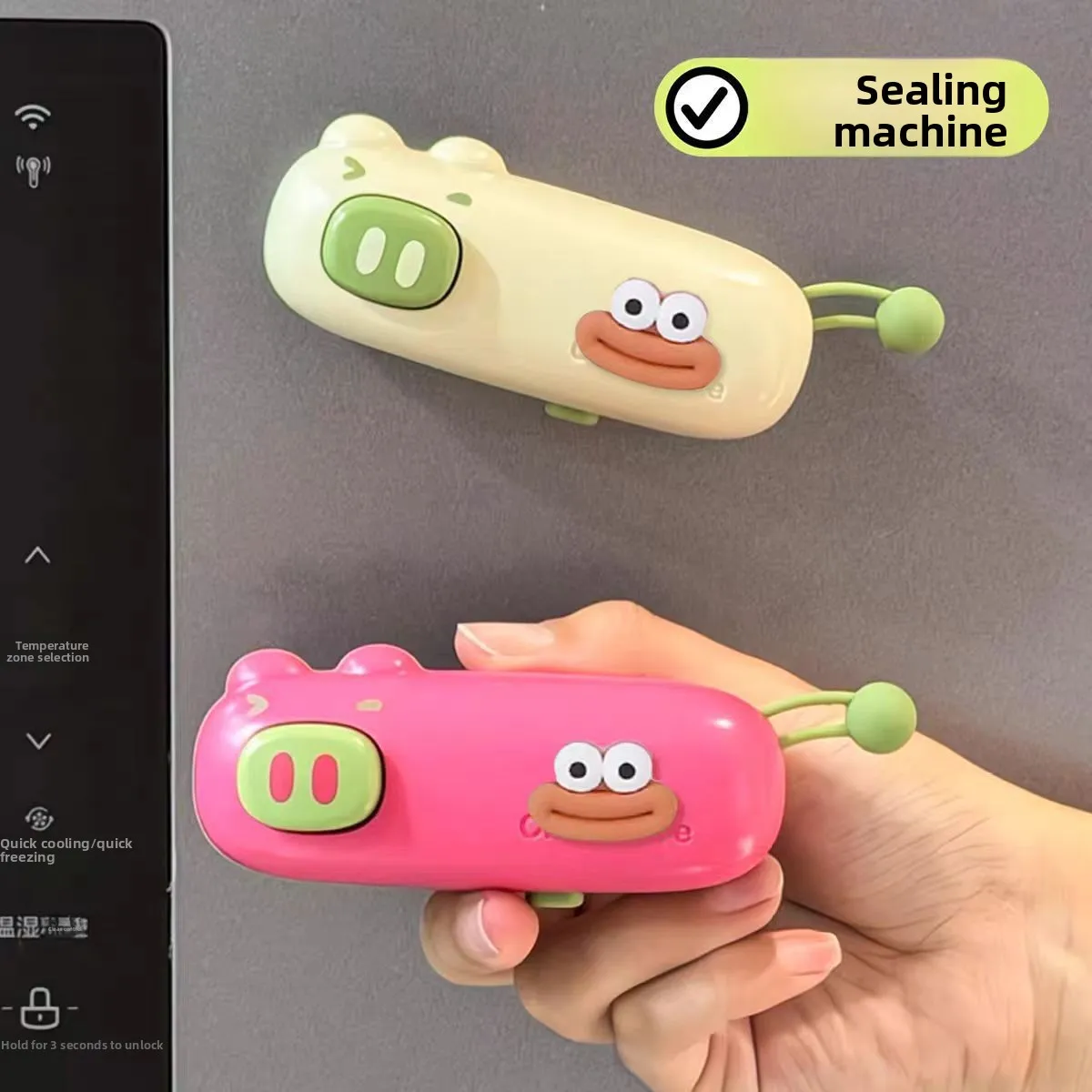 Dopamine Cartoon Cute Mini Heat Sealing Machine, Packaging Sealing Machine, Food Bag, Heat Sealing Plastic Bag