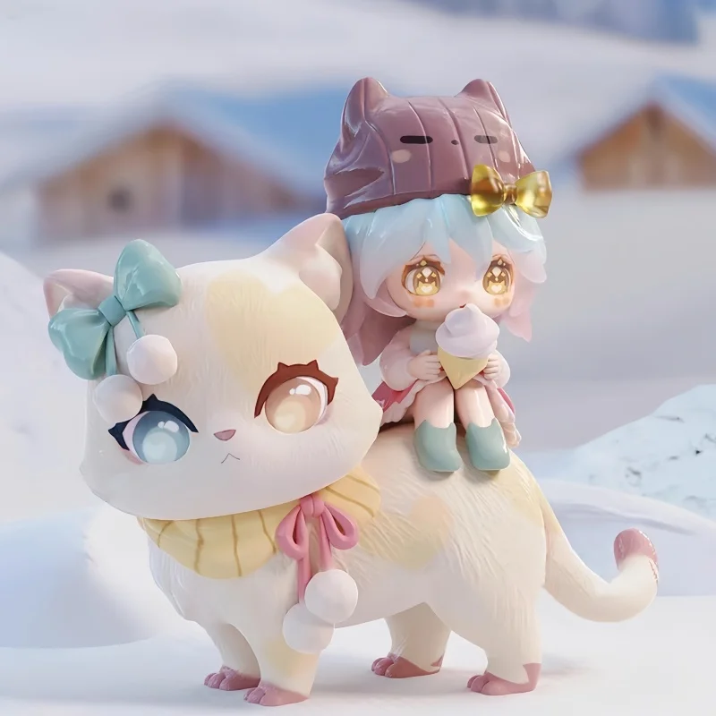 

Новая распродажа, оригинальная кошка Ni Cub Kitten, серия You, сюрприз, слепая коробка, модная игрушка, фигурка, милые женские подарки на день рождения