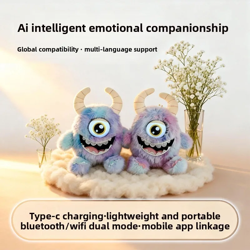 Ai plush toys, emotional companionship elderly dolls ai artificial intelligence dialogue, robot electronic pets