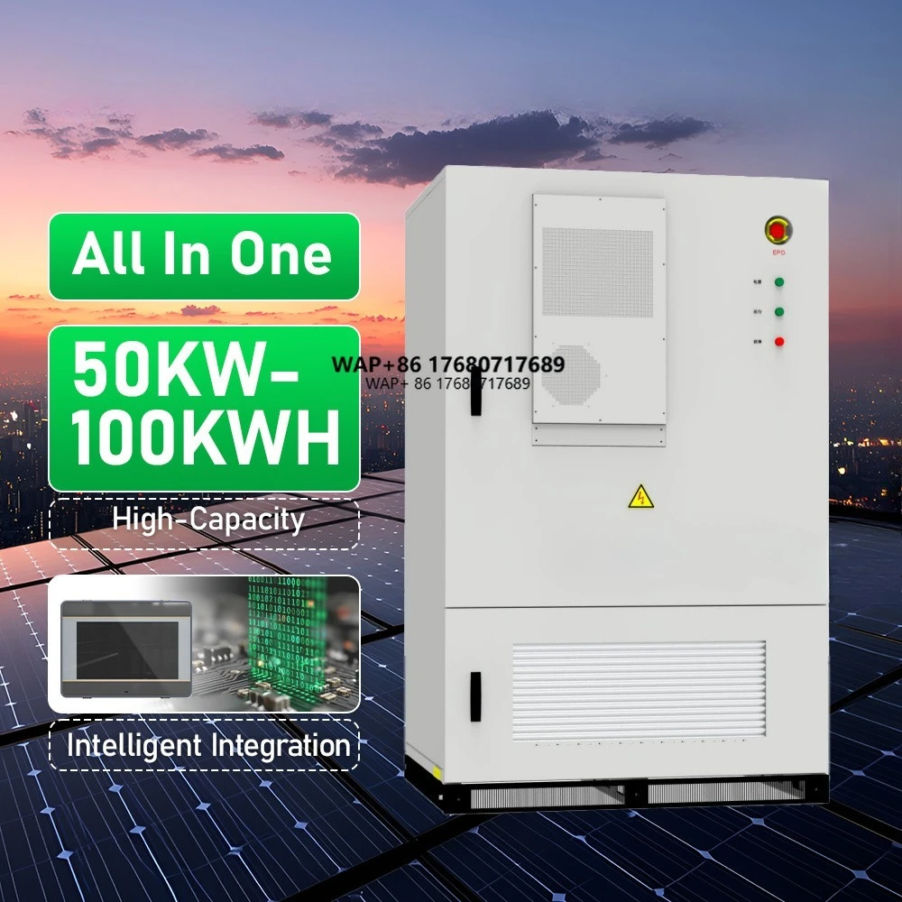 Sunpal todo en un gabinete de almacenamiento de energía 50Kw 100kWh batería de litio solar industrial BESS gabinete al aire libre