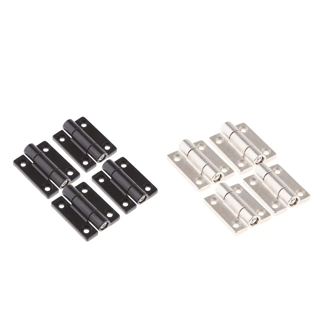 

4 шт. регулируемые дверные нейлоновые стыковые петли, фурнитура для шкафа с 4 отверстиями