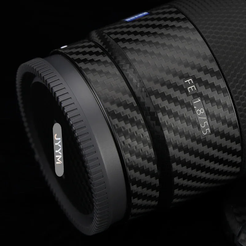 FE 55 1.8 ملصق مائي الجلد الفينيل التفاف فيلم عدسة الجسم واقية ملصق حامي معطف لسوني FE 55 مللي متر F1.8 ZA SEL55F18Z #4