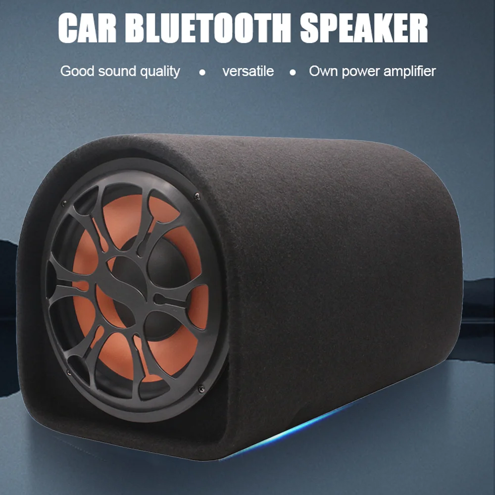 10 Inch Active Tunnel Subwoofer 12V Car Speakers Sound System With Amplifier Drive The Rhythm of The Music Car Audio Modified