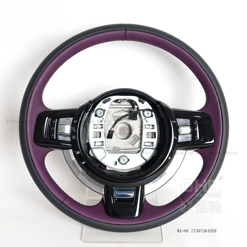 Suitable for 04-24 Phantom modified Rolls-Royce high-end imported genuine leather steering wheel assembly upgrade