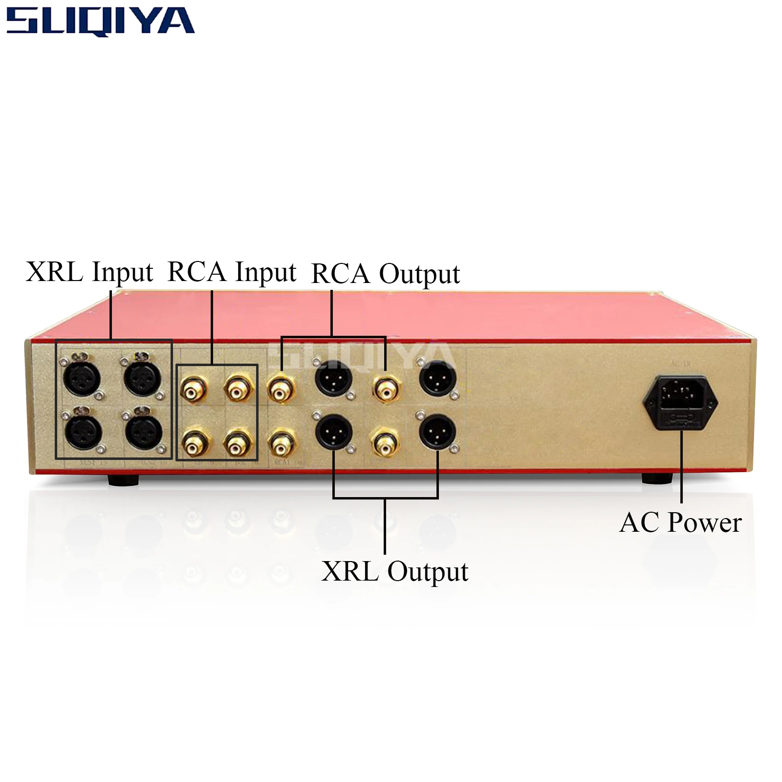 Imagem -02 - Suqiya-clone Fm266 Flagship Line Pré-amplificador Febre Totalmente Equilibrada Suporta Entrada e Saída Rca e Xrl Master Edition