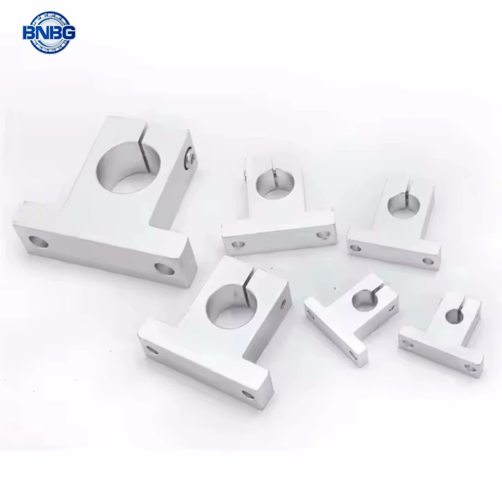 1pc Linear Optical Axis SK Vertical Support Aluminum Alloy Bearing Frame Polished Rod Holder SK 8mm to 60mm