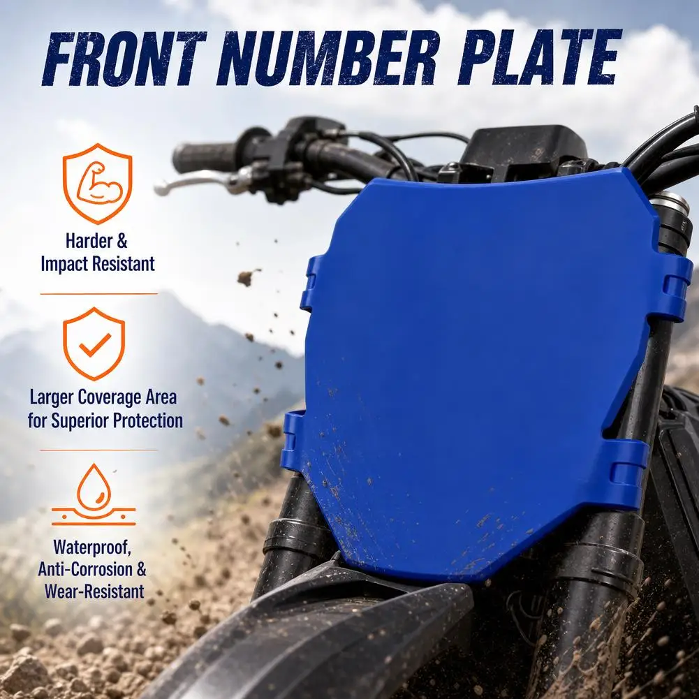 Universal Electric Bike Number Plate Front License Registration Plate For Surron S X Motorcycles For Talaria Sting Stark Varg