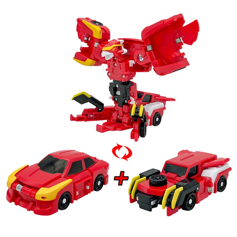 New ABS Turning Mecard Transforming Car Action Figures Amazing Car Battle Game TurningMecard for Children Deformation Toys