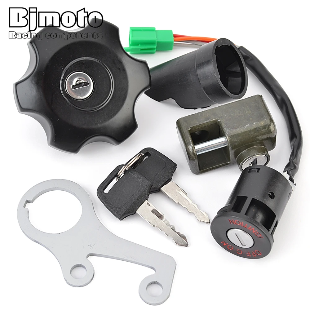 DRZ400 2019 Fuel Gas Cap Ignition Switch Seat Lock with Key Kit For Suzuki 37101-29812 37110-29FA0 44200-29820 44200-29821