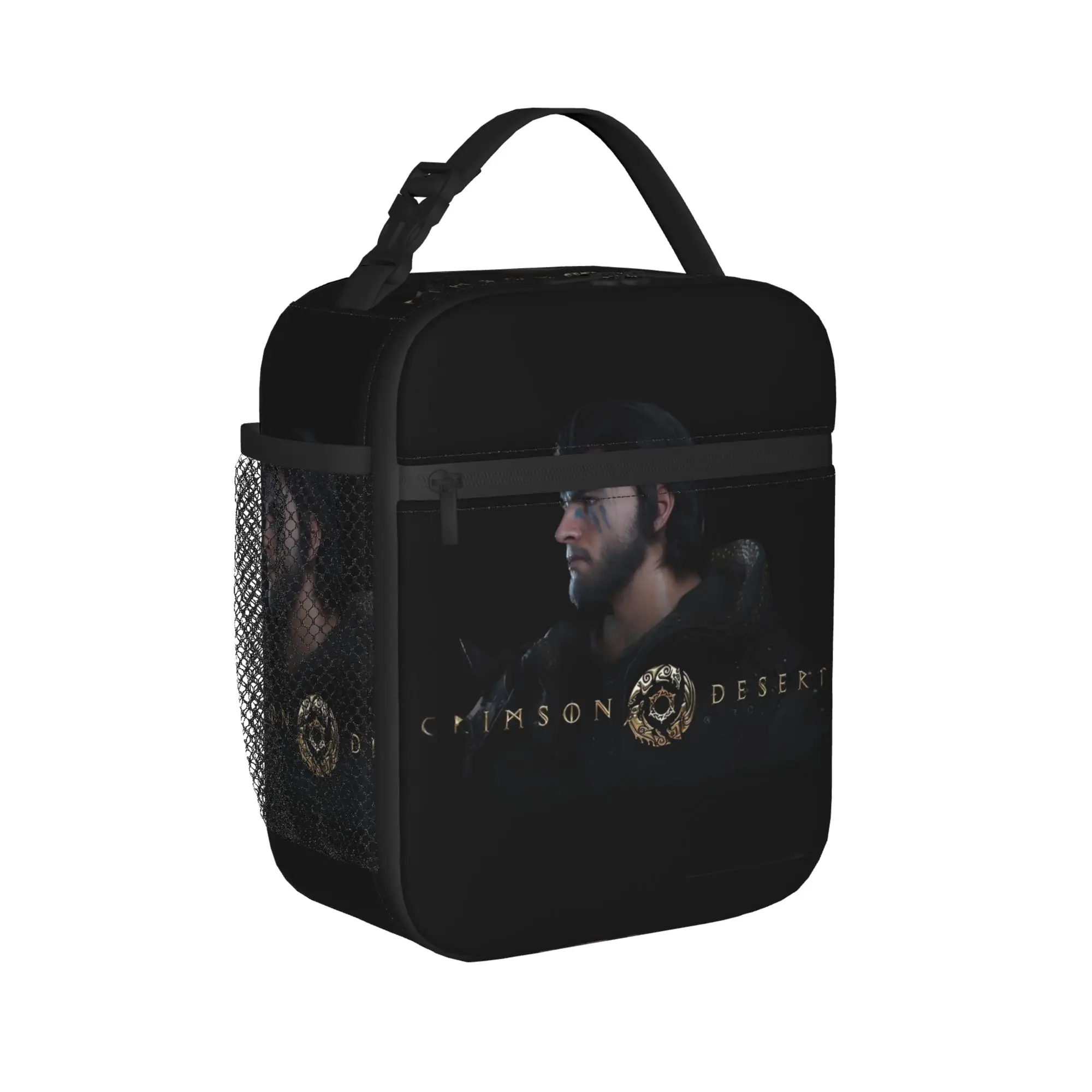 Crimson Desert Insulated Lunch Bags Thermal Bag Reusable,Meal Container  Portable Tote Lunch Box Food Storage Bags Office