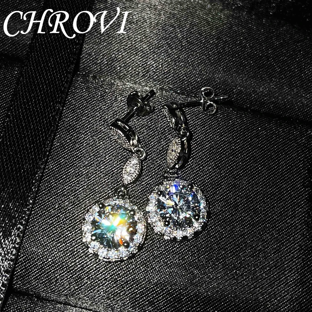 Exquisite 925 sterling silver best-selling sapphire stud earrings, eight-pointed star zircon earrings