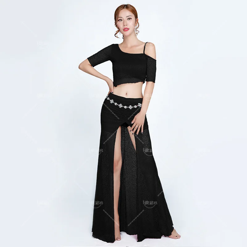 

Belly Dance Top Skirt Set Practice Clothes Fashion Skirt Stage Dance Suit Costume For Oriental Dance Carnaval Disfraces Adults