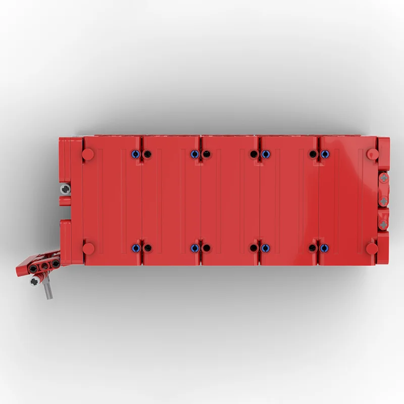 Klocki konstrukcyjne City Cars Model Moc Modularny Model Kontenera Morskiego Technologia Cegiełka Zestaw Obronny Zabawka Prezent na Boże Narodzenie