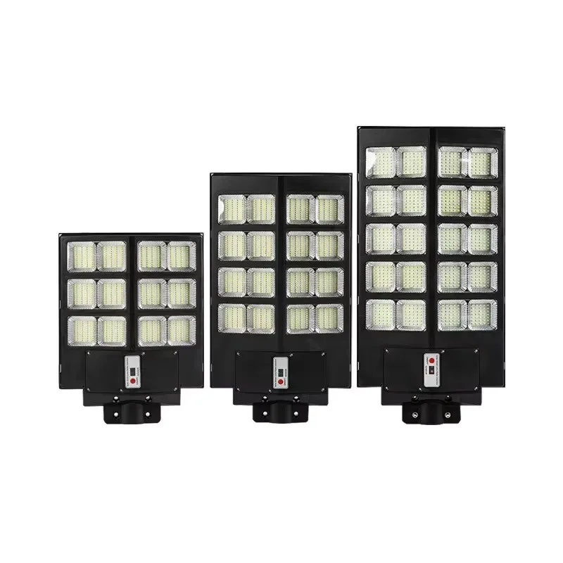 wmwmnu 400W IP65 Waterproof LED Solar Street Light All in One for Outdoor and Warehouse Use Premium Solar Lighting