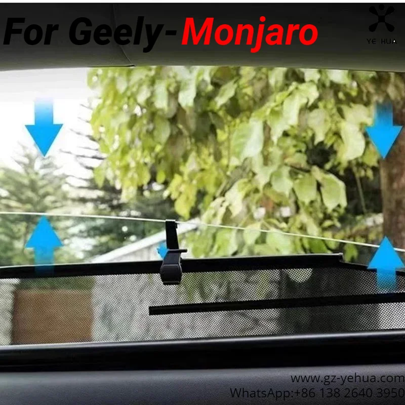 Per GEELY Monjaro Manjaro Xingyue L KX11 2021 2023 automatico retrattile parasole tenda automobili parti accessori