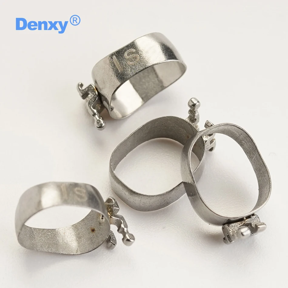 Denxy 5 Sets/Lot Dental-Prämolarenbänder mit Roth-Bracket 1-24 # Orthodontisches Prämolarenband, vorgeschweißt mit Klammern, Zahnarztmaterialien – Detail 9