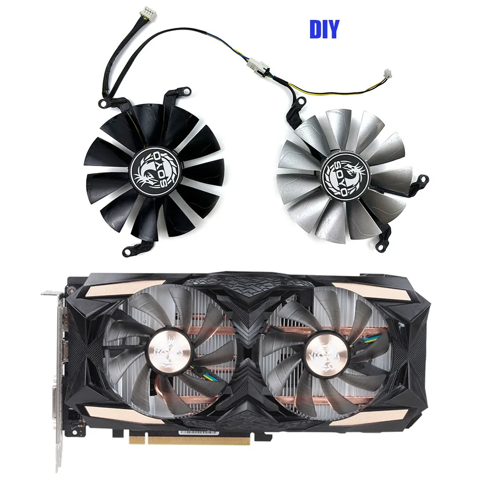 

soyo DIY Cooling FAN CSH9015BS 85MM 4PIN GTX1660 SUPER GPU FAN For SOYO RTX2060 2070 GTX1660 S video card fans