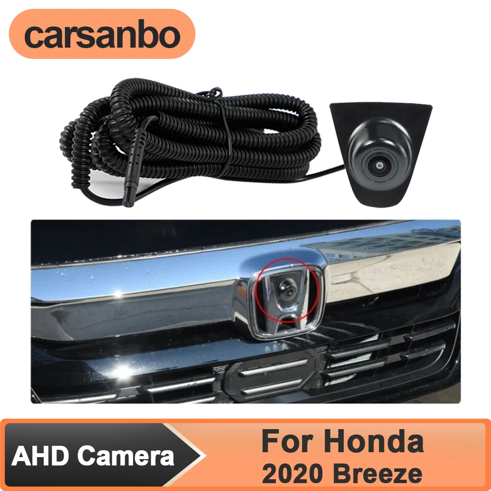 

Carsanbo AHD 1080P Car Front View Camera for Honda 2020 Breeze Fisheye 150° Night Vision Waterproof Parking Monitoring System