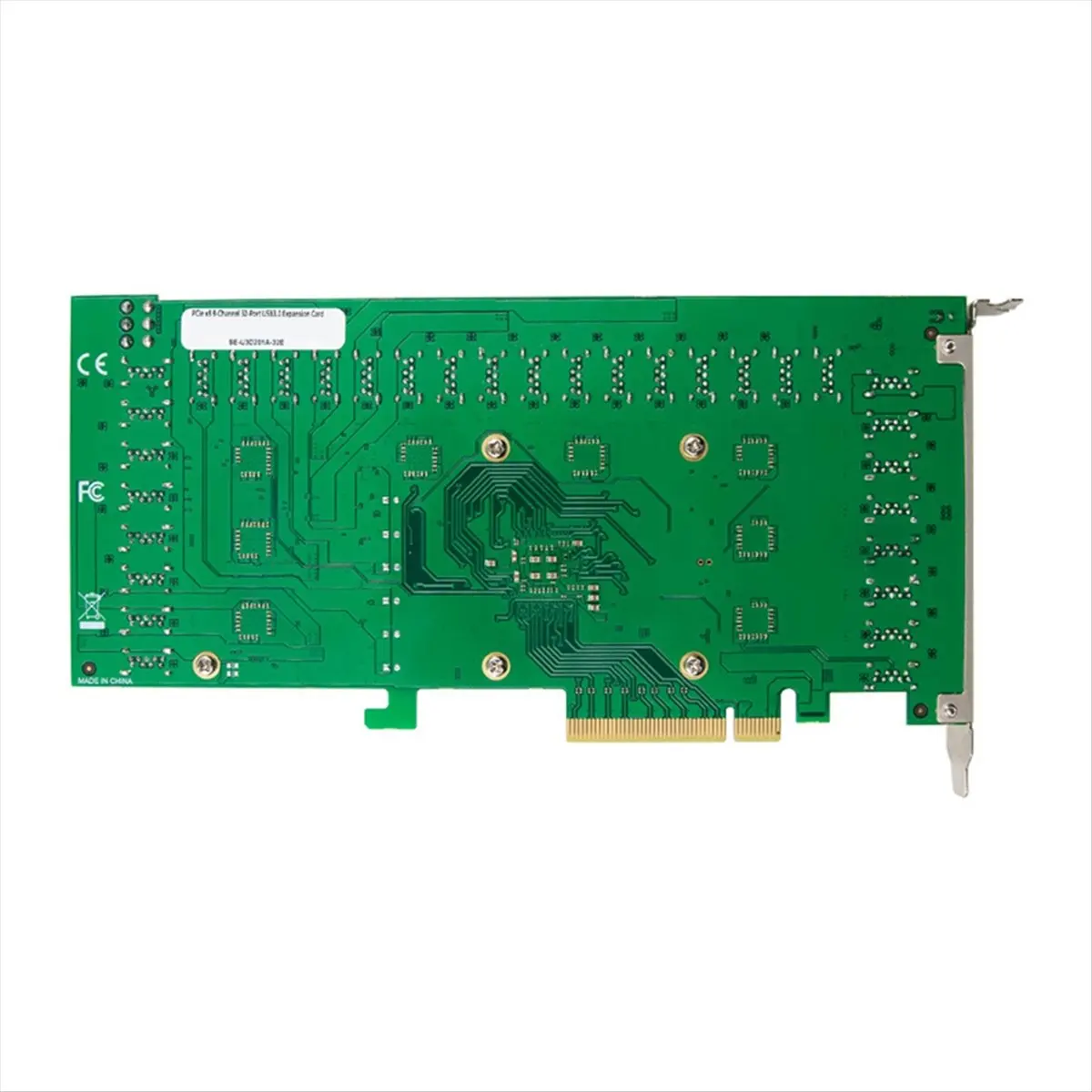 [VALUE PACK]ST6101 USB 3.0 PCIe Adapter Card 5Gbps 8CH 32Port PCIe2.1 X8 Compatible with Desktops 6Pin 160GT/S