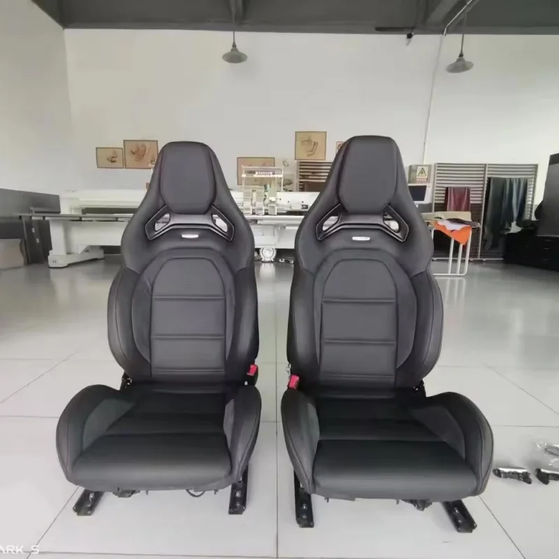 Suitable for Mercedes Benz AMG Track Car Seats for Leather Upgrades for A45 CLA45 GLA45 SLK AMG GT C63 E63 A45 W176 W156 W117