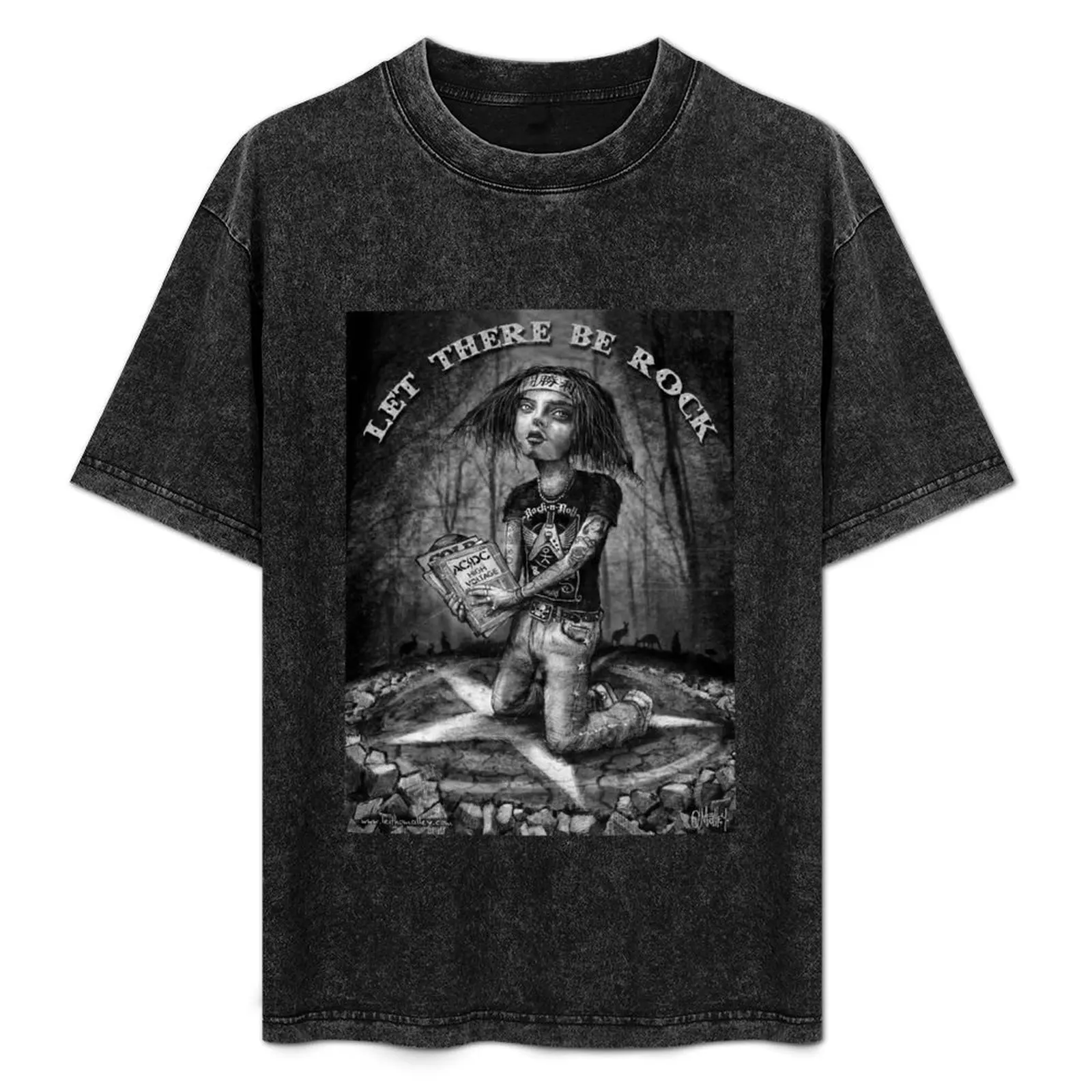 

Let there Be Rock 3 T-Shirt Plus Size Non-Shrink T-Shirt