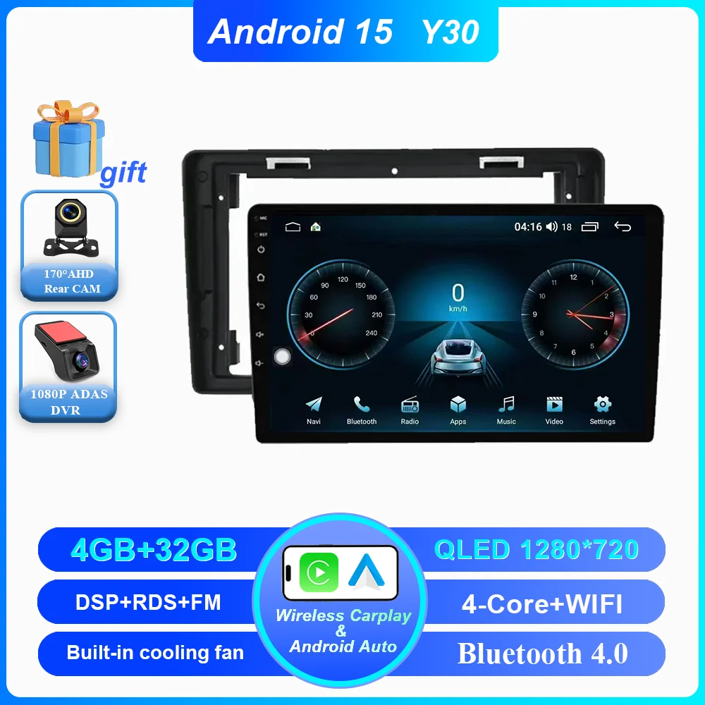 Auto Android 15 Radio Stereo Voor Citroen Berlingo B9 Peugeot Partner 2008-2019 draadloze CarPlay Android Auto Geen 2 din 2din DVD