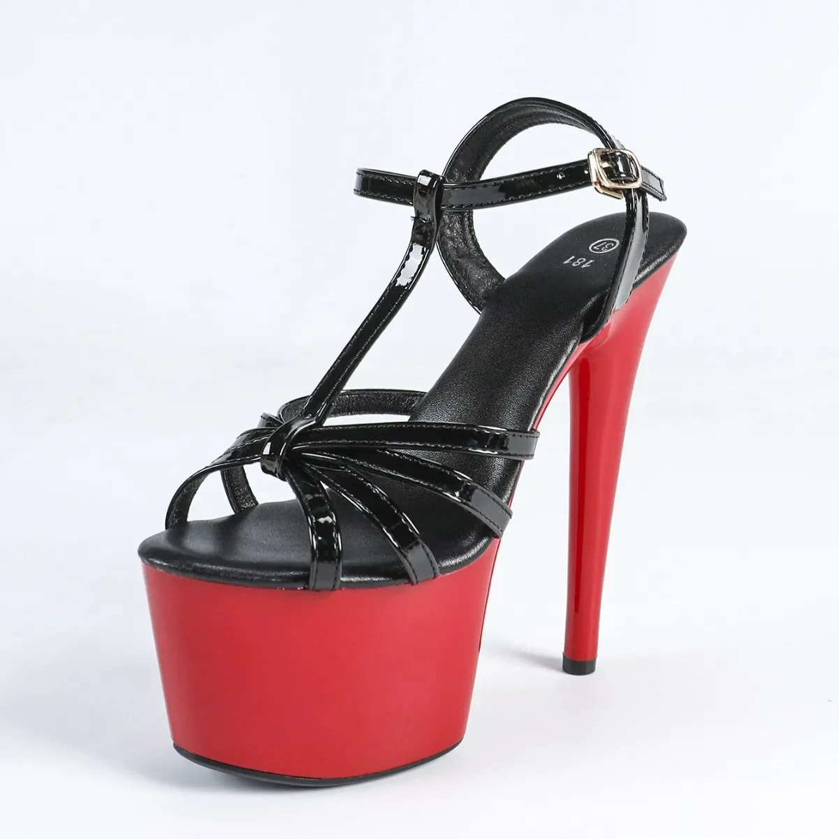 

Модельные туфли, водонепроницаемые настольные сандалии на очень высоком каблуке 17 см на тонком каблуке, женские туфли с кристаллами, свадебные туфли LFD-181-Q13