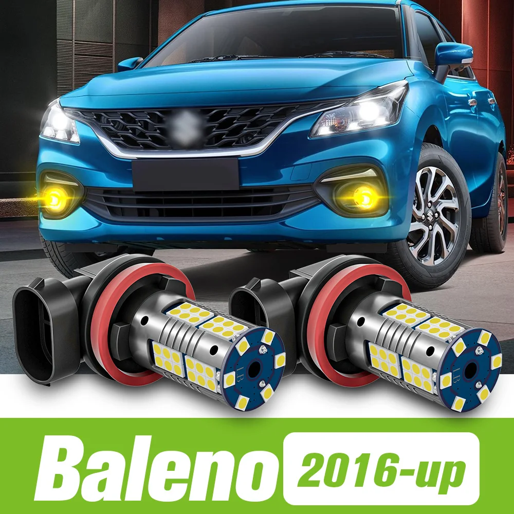 

2pcs For Suzuki Baleno 2016-2021 LED Fog Light 2017 2018 2019 2020 Accessories