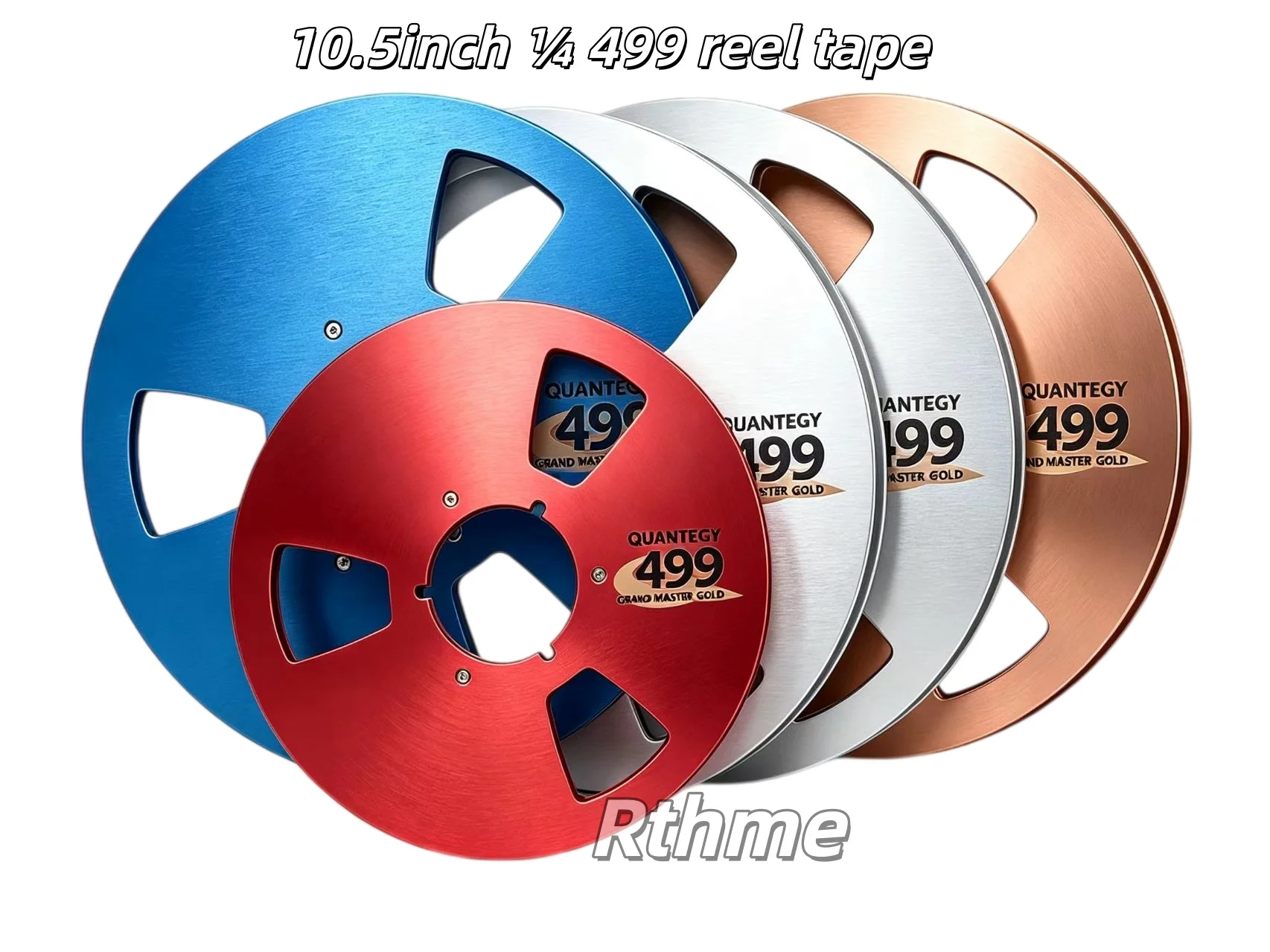 1/4 10.5 Inch Open Reel Audio Tape Empty Nab Hub Reel-To-Reel Recorders With Disk New Aluminum Accessories By Quantegy