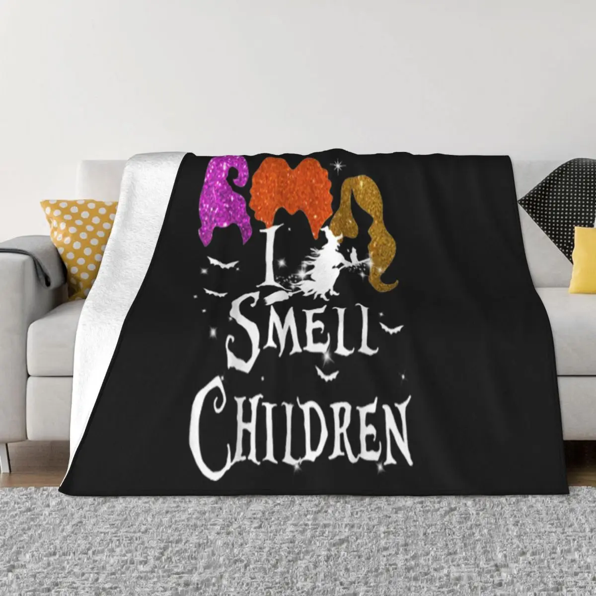 Witches Halloween 8211 I Smellhalloween Costume Lowest Price Youth Girl Woman Women 2021 Pop Throw Blanket