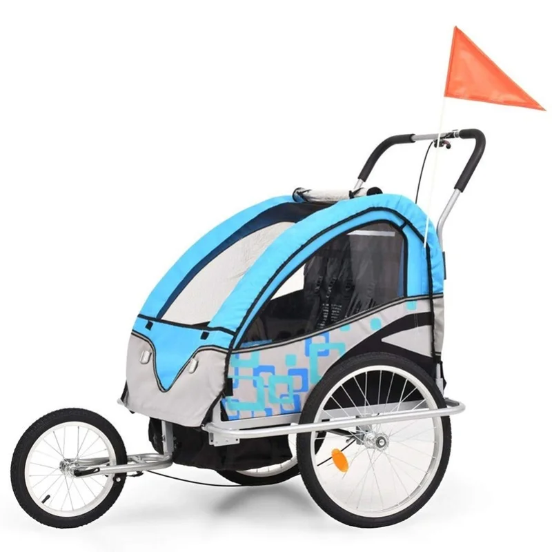 

Bike Trailer Rear Trailer Children's Hiking Stroller Outdoor Riding Children's Trailer Parent-Child Car Bike Mountain Bike