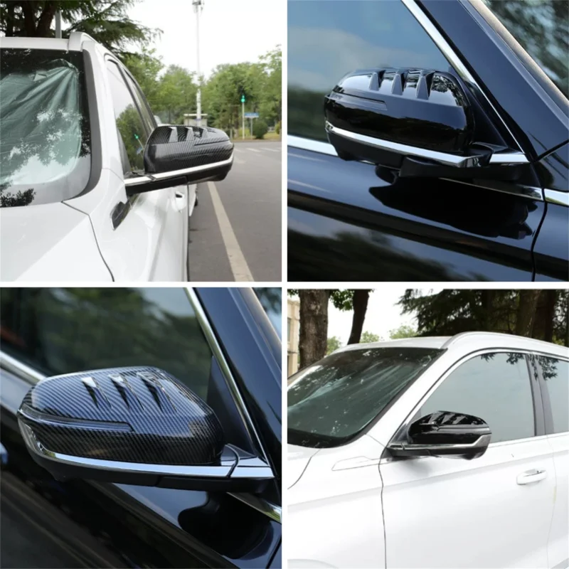 

For Renault Grand Koleos Geely Manjaro 2021-2026 Car Chrome Decoration Car rearview mirror cover protective frame to prevent