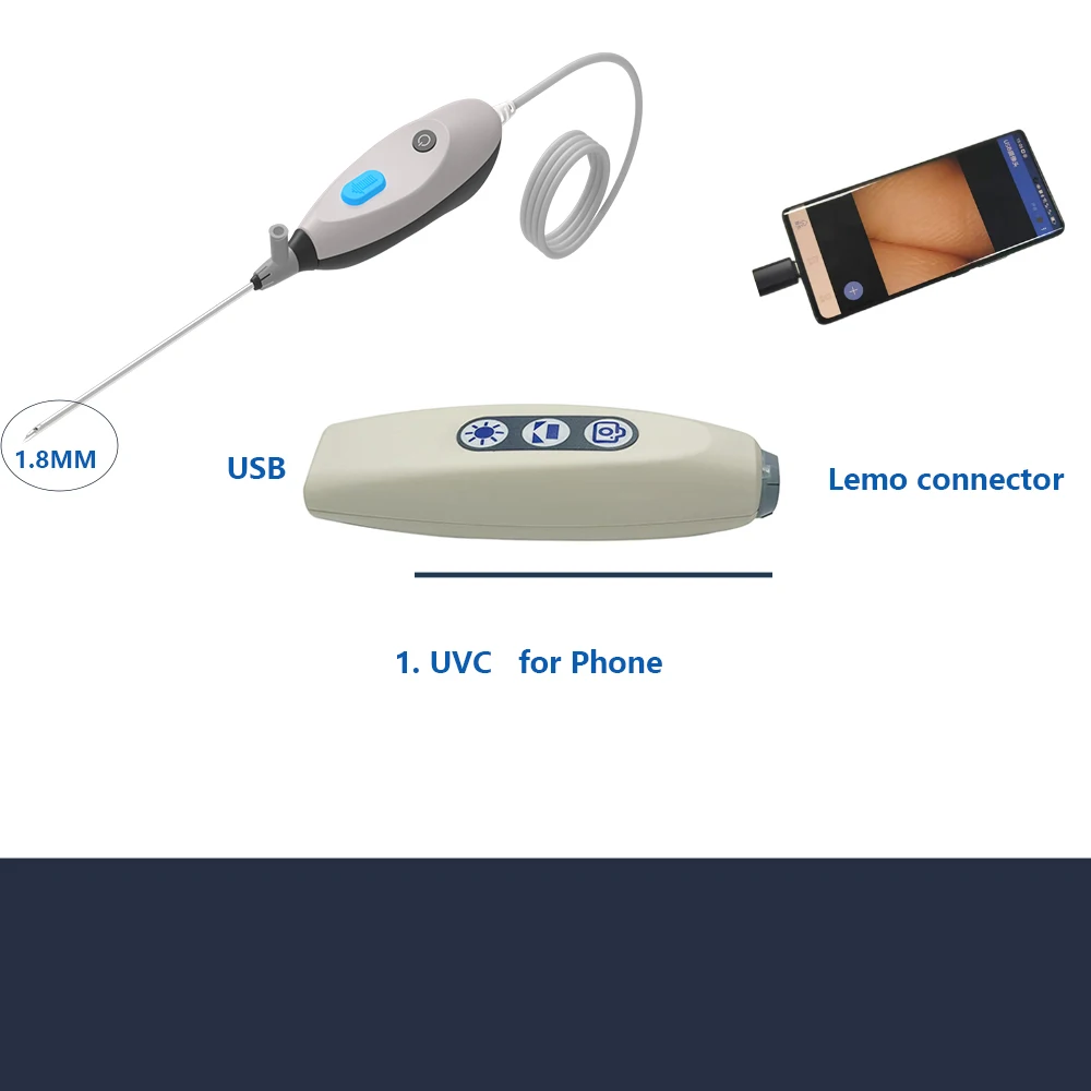 UVC Android Phone 30 Degree for Animal Hospital Manufacture USB Medical 1.8mm Disposable Arthroscopy