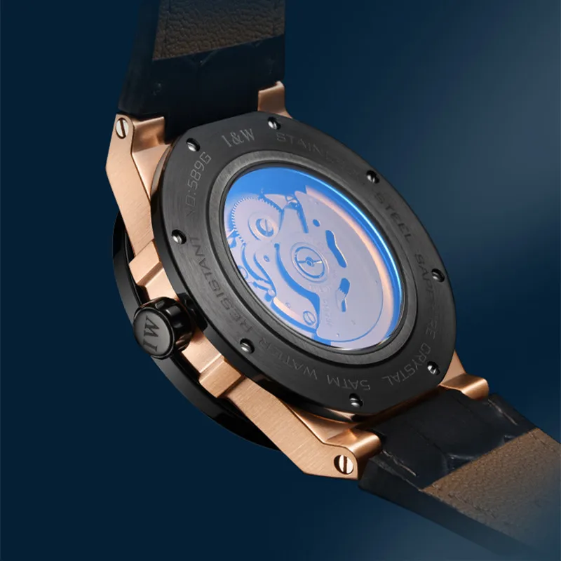 Montre CARNIVAL Механические часы для мужчин Брендовые роскошные мужские автоматические наручные часы Мужские 50 м Водонепроницаемые спортивные часы Reloj Hombre