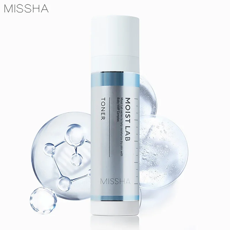 MISSHA Moist Lab Toner 130ml Korean Moisturizer Firming Skin Anti-wrinkles Skin Care Whitening Face Serum Shrink Pore Essence