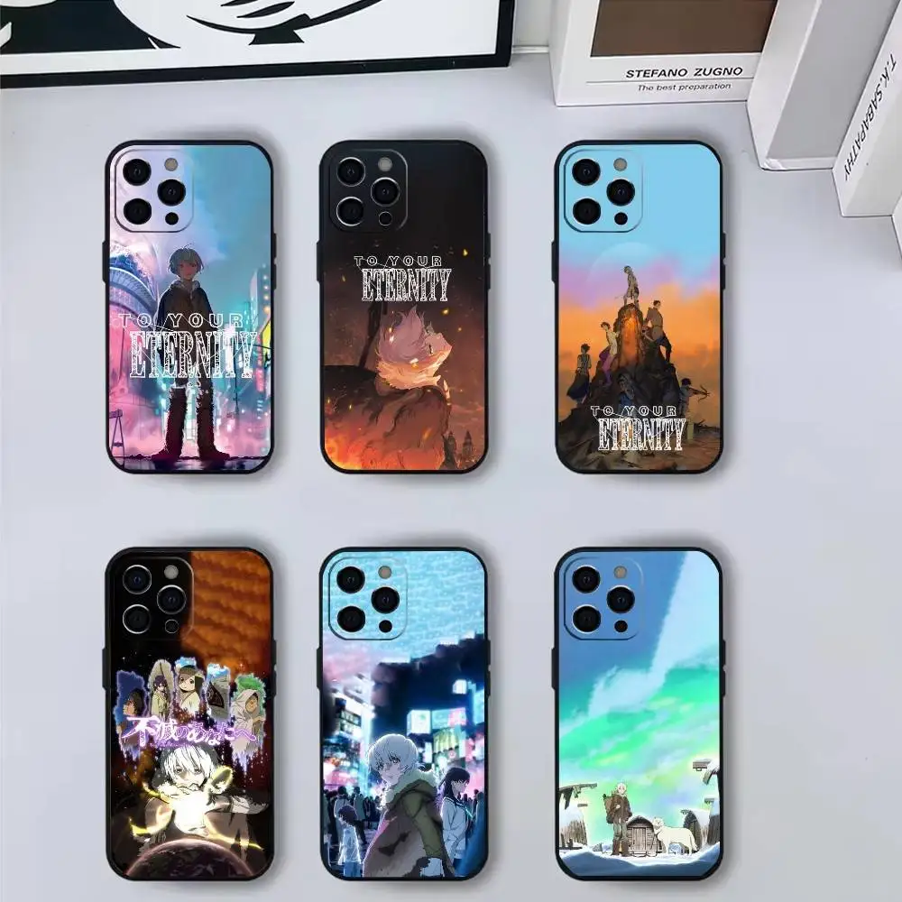 

To Y-Your E-Eternity Phone Case For iPhone 17,16,15,14,13,12,11 Plus,Pro Max,Soft Silicone Black Cover