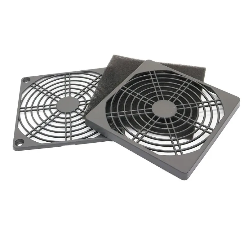 Hot Sale 1/2/5PCS 120mm Dustproof Plastic Cooling Fan Filter Grill Protector Guard Net Cover For Desktop PC Computer Dust Screen