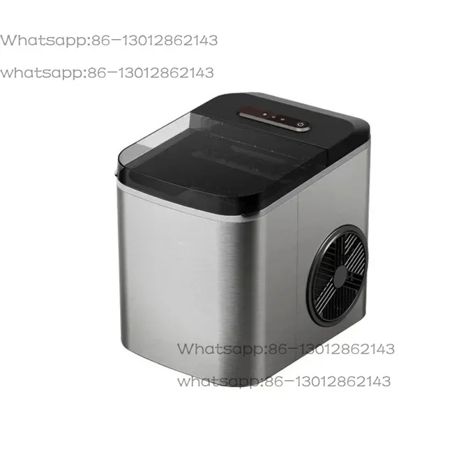 Household Ice Machine Commercial 12KG Commercial Making Dormitory Vehicle Condenser, Fully Automatic Round Cube